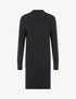 Robe pull à bandes entrelacées - noir - 3