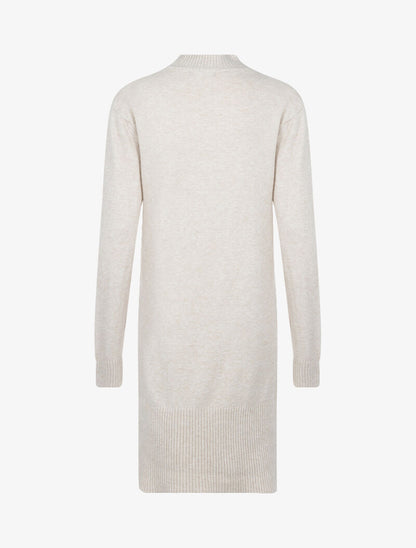 Robe pull à bandes entrelacées - beige - 2