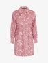 Robe côtelée à imprimé floral - rose - 3