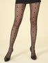 Collants à petits coeurs - noir - 1