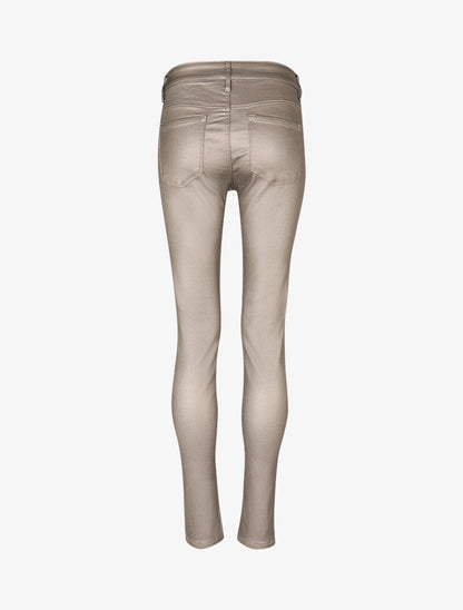 Jean enduit pailleté - gris - 4