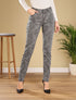 Jean slim imprimé serpent - gris - 1