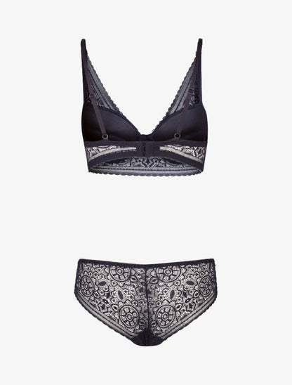Ensemble ampliforme bustier - marine - 2
