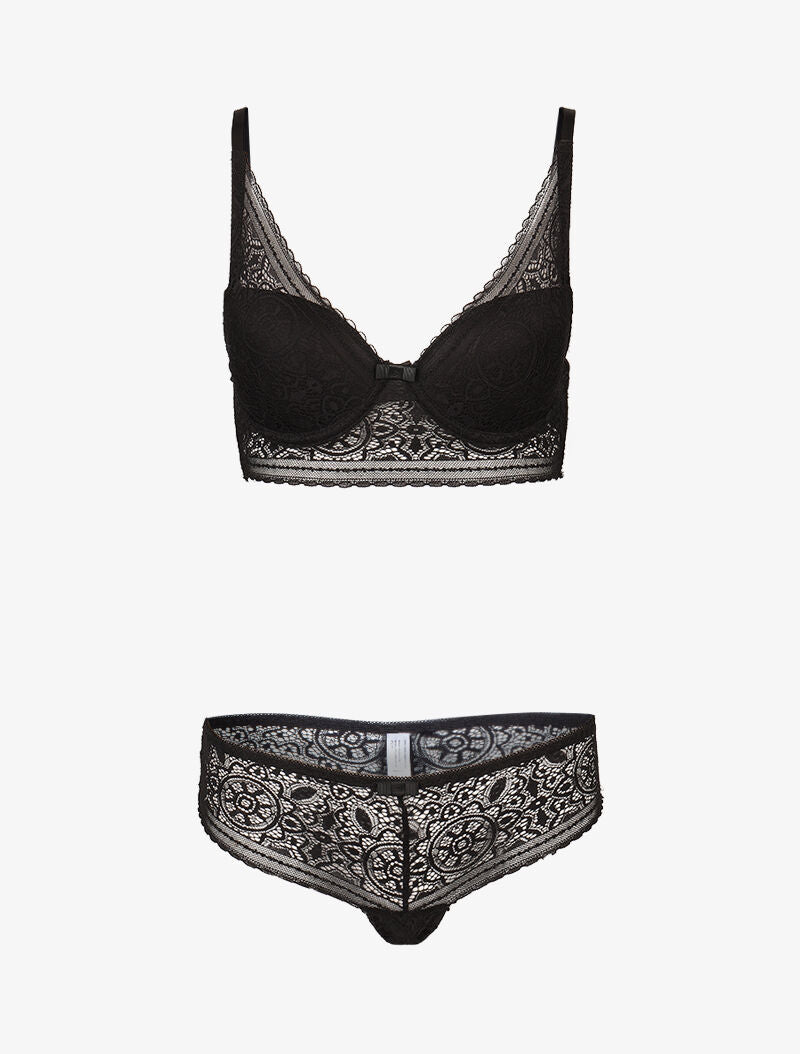 Ensemble ampliforme bustier - noir - 3