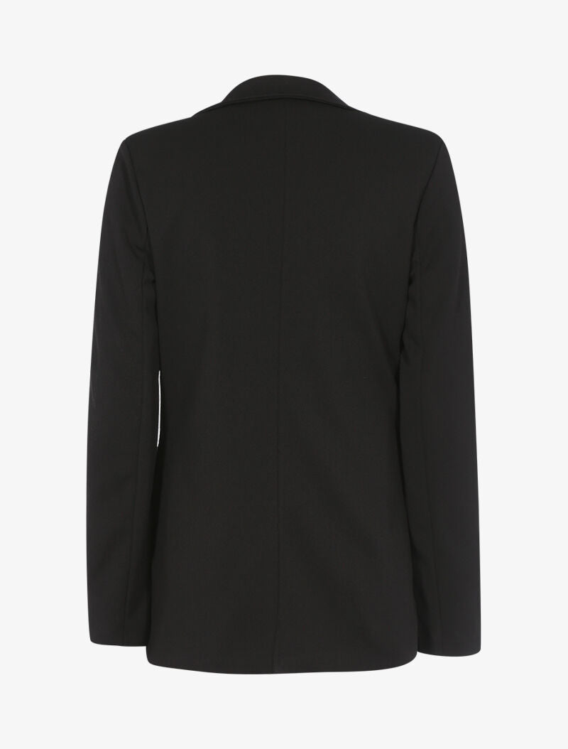 Veste casual unie - noir - 2