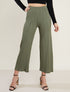 Pantalon fluide côtelé - kaki - 5