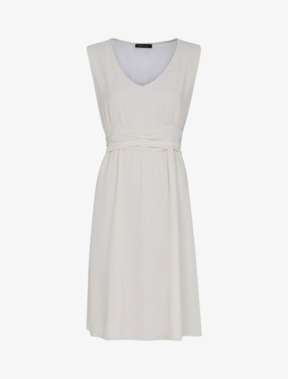 Robe patineuse en voile - beige - 3