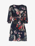 Robe patineuse à imprimés - marine - 3