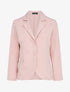 Blazer fluide uni - rose - 1