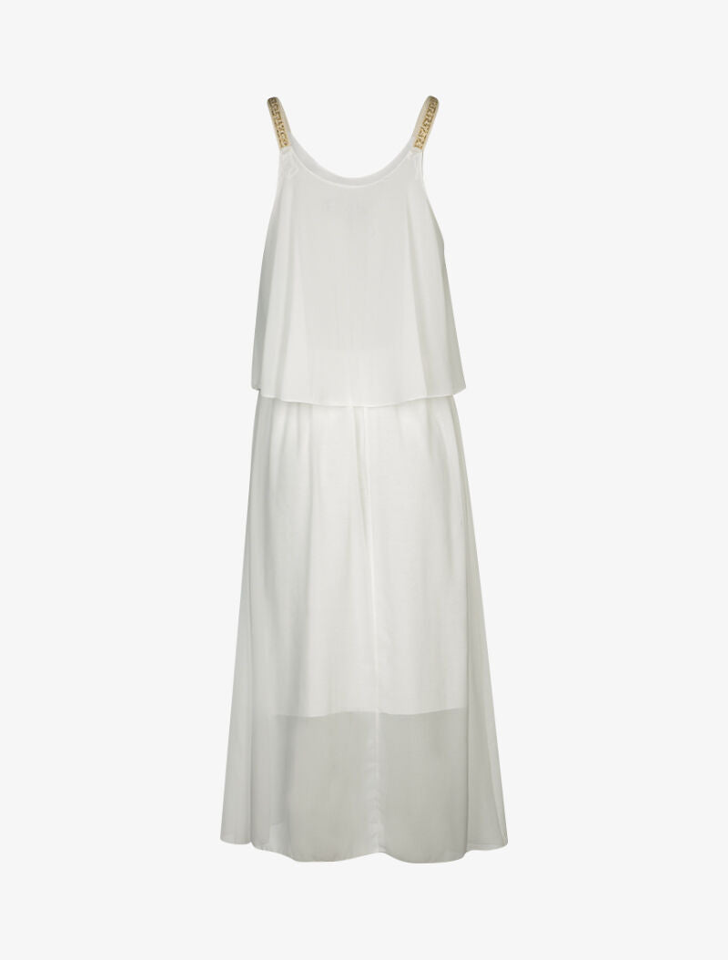 Robe à bretelles imprimées - blanc - 2