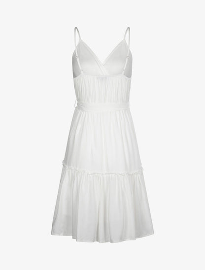 Robe patineuse à fines bretelles - ecru - 2