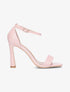 Sandales en simili effet croco - rose - 6
