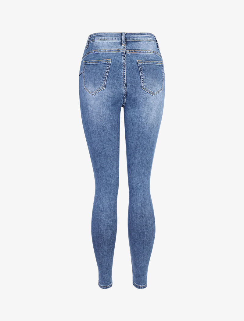 Jean skinny push-up - bleu denim - 4