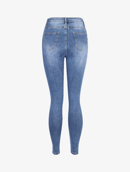Jean skinny push-up - bleu denim - 4