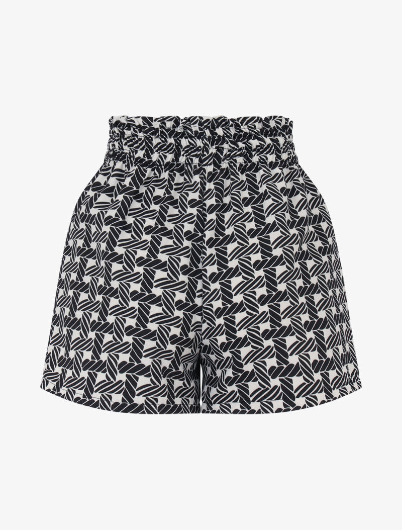 Mini short à imprimé graphique - noir - 2