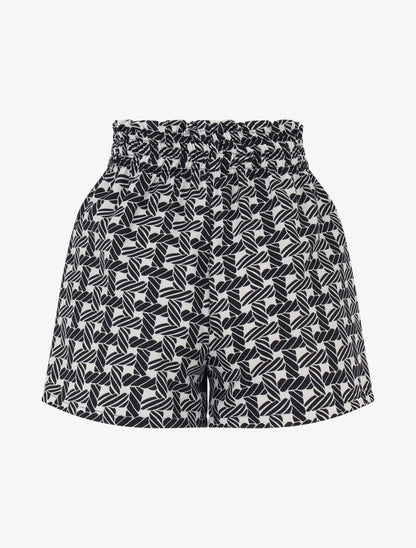 Mini short à imprimé graphique - noir - 2