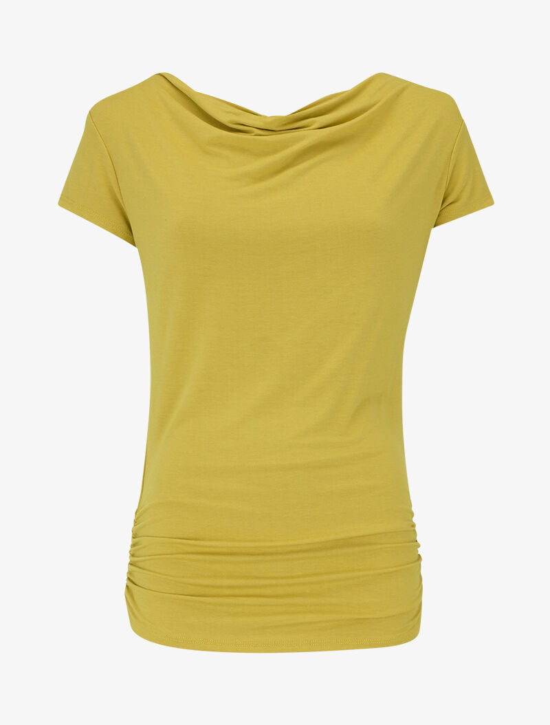 Top à dos stylisé - jaune anis - 3