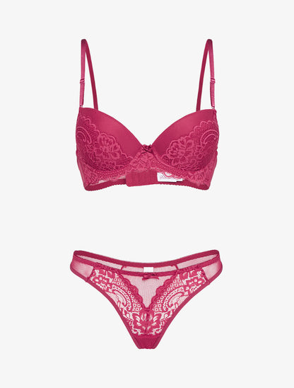 Ensembles en dentelle et résille - bordeaux - 1