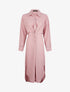 Robe chemise à pans boutonnés - rose - 3