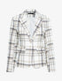 Blazer imprimé à col cranté - beige - 1