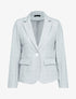 Blazer imprimé à col cranté - gris clair - 3
