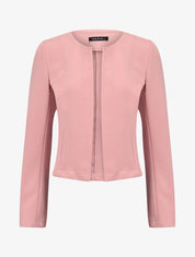 Veste courte coupe ajustée - rose - 1