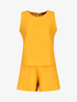 Ensemble débardeur et short fluide - jaune - 1