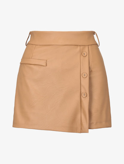 Short en simili trompe l&