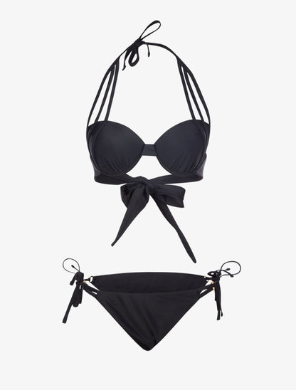 Bikini emboitant arrondi - noir - 3