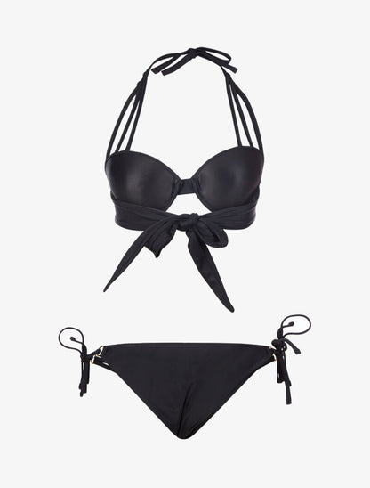 Bikini emboitant arrondi - noir - 4