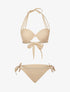 Bikini emboitant arrondi - beige - 1