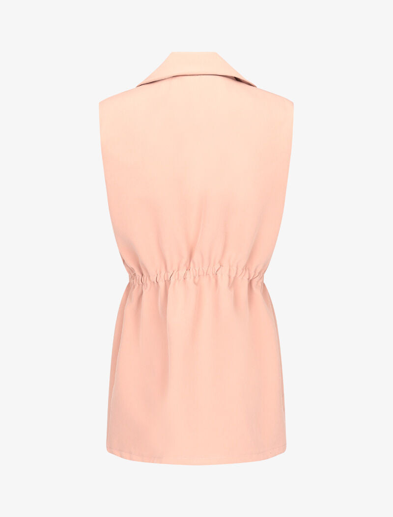 Blazer cintrée stylisée - rose - 2