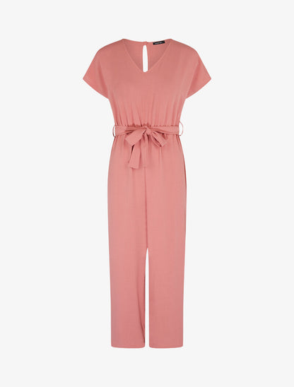 Combinaison style jupe culotte - rose foncé - 3