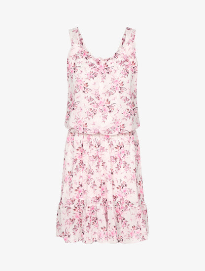 Robe dos nu à bretelles croisées - blanc - 3