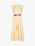 Robe cache coeur imprimé jonquille - moutarde - 3