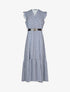 Robe cache coeur imprimé jonquille - marine - 3