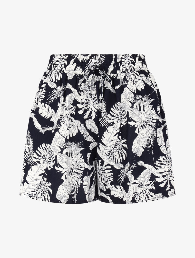 Mini short ample à imprimés - marine - 3