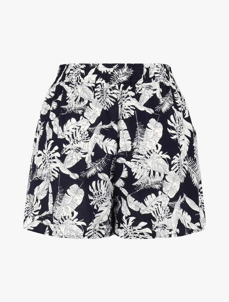 Mini short ample à imprimés - marine - 4