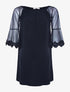 Robe légère manches à  - noir - 1