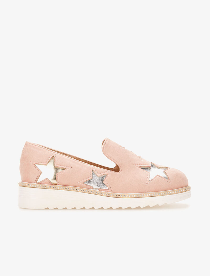 Slippers étoilées - rose - 5