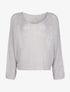 Pull loose en maille - gris - 3