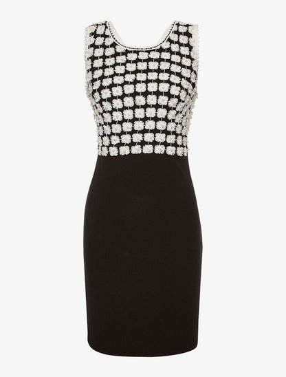 Robe buste à empiècement - noir - 1