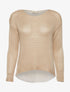 Pull dos ouvert à voile - beige - 3