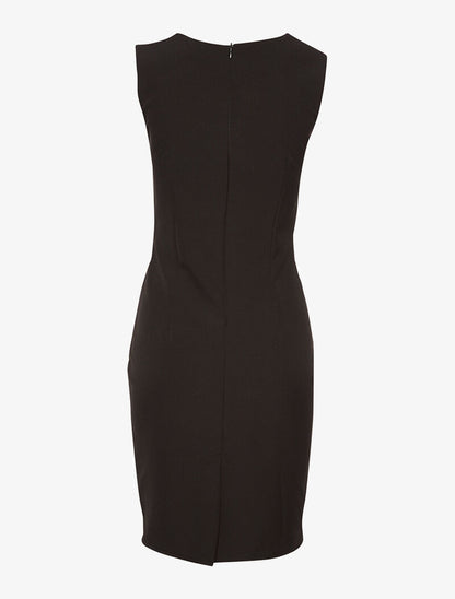 Robe bandes contrastées au ventre - noir - 5