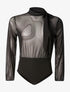 Body voile uni - noir - 3