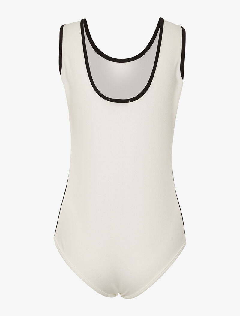 Body à lignes sport - blanc - 2