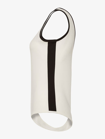 Body à lignes sport - blanc - 3