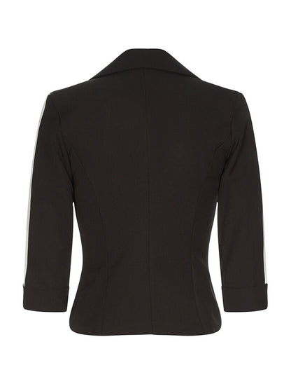 Veste à bras colorées - noir/blanc - 2