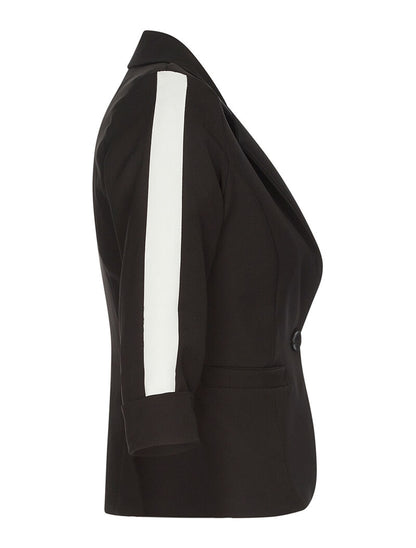Veste à bras colorées - noir/blanc - 3