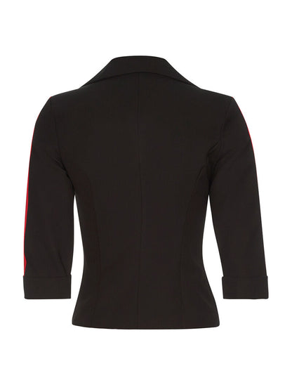 Veste à bras colorées - noir/rouge - 2